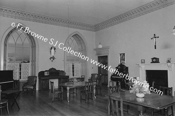 MOORE ABBEY AS CONVENT OF MARY IMMACULATE  THE BIG DINING ROOM BY NIGHT